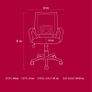 Black Ergonomic Mesh Office Swivel Chair Image 5