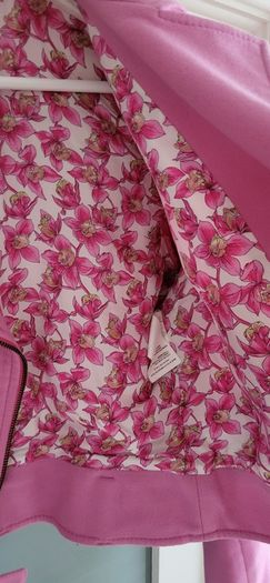 VALENTINO pink wool biker cropped jacket Sz 44 Italian = (Fit 12 UK) - Rrp 695 (New)