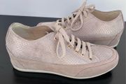 Size 6 Italian Suede&amp;Leather Sneakers by Babila