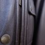 Brooks Brothers Brown Leather Coat, wool/cashmere lining Image 2