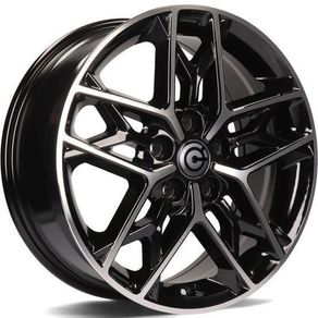17" Optima Type Black Alloy Wheels Honda Hyundai Kia Lexus Mazda Mitsubishi Nissan Renault Subaru Suzuki Toyota 5x114,3