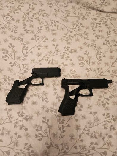 3D-printed VR controller gun for Meta Quest 3 / Quest 3S