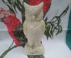 Brown mark Beleek Owl Vase (1984-1993)