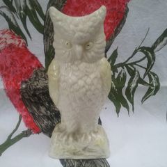 Brown mark Beleek Owl Vase (1984-1993)