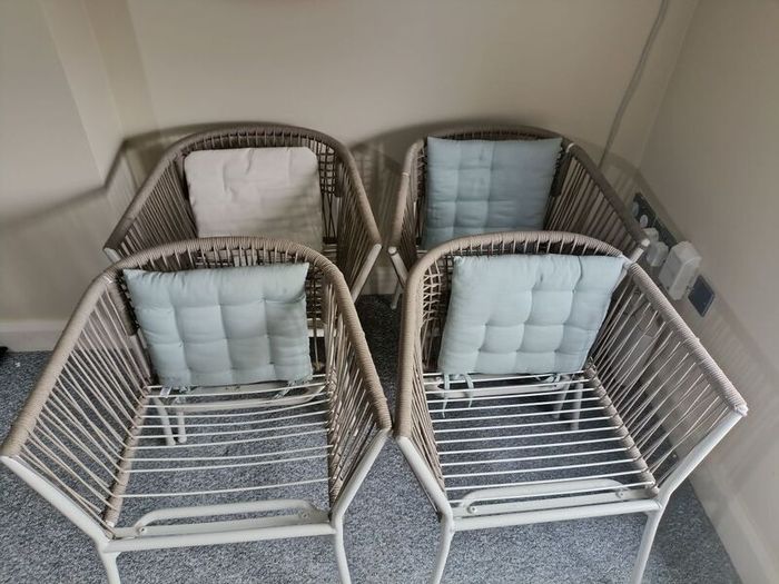 4 Ikea Chairs Outdoor/Garden