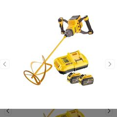 Dewalt plastering drill plus one battery