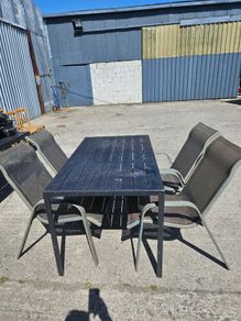 Garden table and 4 chairs