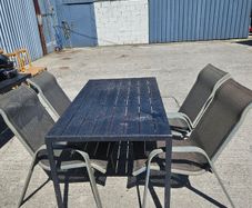 Garden table and 4 chairs