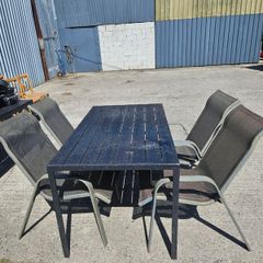 Garden table and 4 chairs