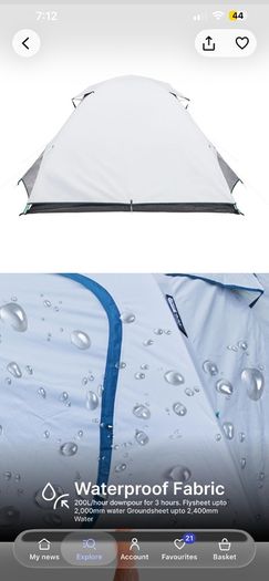 camping tent set