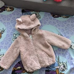 Baby Girls Fur bunny Ears Coat , jacket,Size 6-9 Months