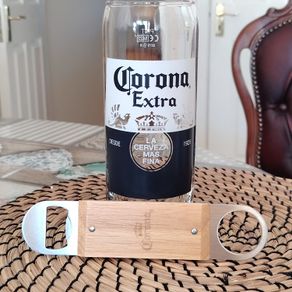Corona Glass And Corona bottle opener