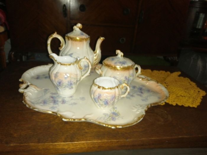 Set of Antique Limoges porcelain