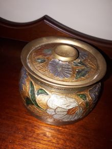 Gold Coloured Trinket Box