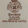 Royal Doulton Dinner "Bamboo 6446" - Set for 4 Made in England 1970 Includig Greavy boot and dish. Image 5