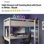 High Sleeper Bed and Desk Image 6