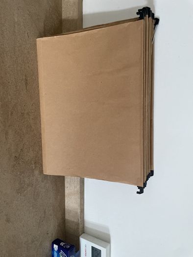 Vintage paper files x 7