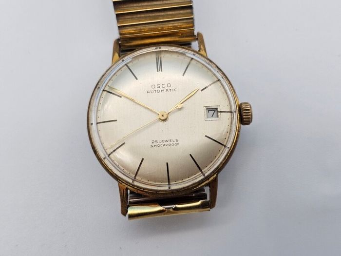 Vintage 1950s Osco 25 Jewels Automatic German made Watch