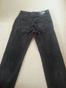 Men's Faded Black Jeans