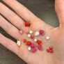 50pcs 3D Pastel Strawberry Nail Art Charms - Cute Fruit Decor Image 3