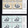 1971 Vatican City The Four Evangelists Commemorative Stamps marginal Corner Blocks of 4 Mint Never Hinged (MNH) Image 2