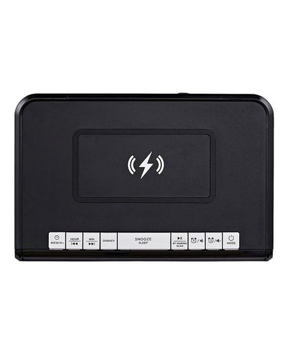 Bluetooth Clock Radio with Qi Charger
