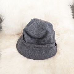 Grey Wool Blend Hat NWT