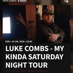 Luke Combs - Front Standing Ticket