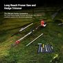BU-KO 52cc Long Reach Petrol Hedge Trimmer and Pruner Saw with 75cm Extension Pole, Ultimate Garden Tool for Precision Cutting, Trim Hedges and Prune with Ease Image 3
