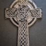 Celtic cross, cloth patch. Image 2