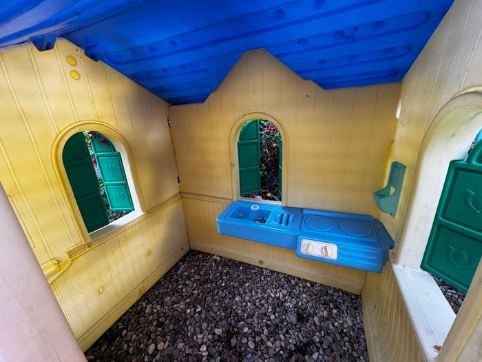 Fisher-Price plastic playhouse
