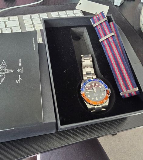 Sugess GMT pepsi Automatic 40mm