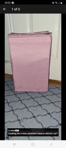 Purple Storage Boxes/ Collapsible Storage Cubes 22 x 34 x 16cm