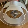 Bergamo 3 light white flush Ceiling light Image 2