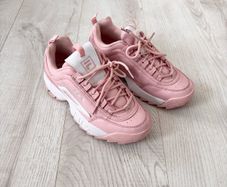 Fila Disruptor pink/white size 5
