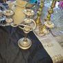 Beautiful Old Pair of silver plated Three Branch Candelabras, Postage Available Image 3