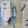 Collection of 7 porcelain miniature KLM Delft Blue houses Image 6