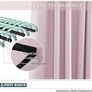 NEW SALE | Bedroom Curtains - Nursery Pink Blackout Curtains 46 x 54 for Sunlight Blocked Short Window Treatments for Kid's Room, 2 Pieces, Light Pink Image 3