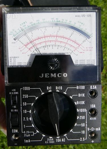 Vintage Multitester US-100 Jemco Industries Ltd. Tokyo ,Japan