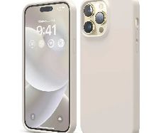 Liquid Silicone Case For Apple iPhone 14 Pro Max Luxury Thin Phone Cover Grey
