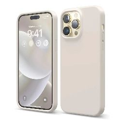 Liquid Silicone Case For Apple iPhone 14 Pro Max Luxury Thin Phone Cover Grey