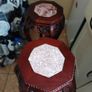 Vintage Rosewood Pedestal Stands Image 8