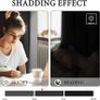 PONY DANCE Blackout Eyelet Curtains Grey 2 Panels 66 x 90 inch - Brand New Sealed Image 3