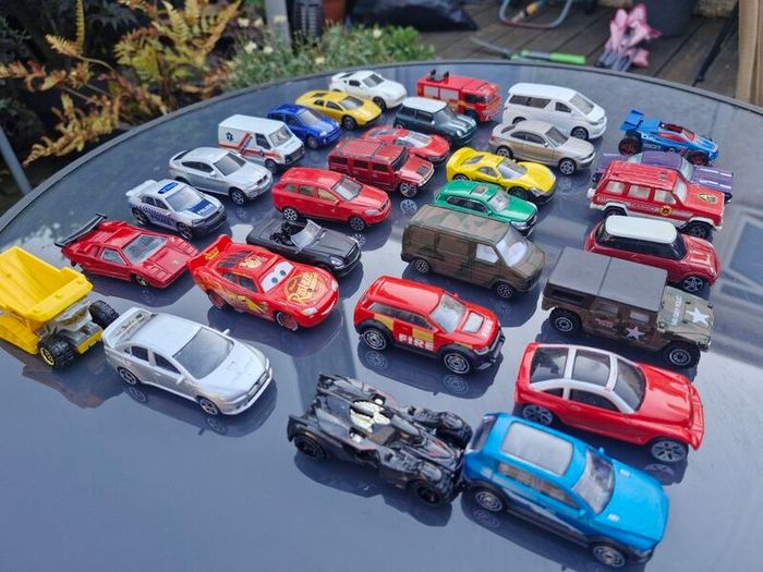 Collection of toy cars