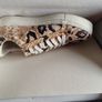 SELECTED Women's Leather Trainer B Sneaker, SLFDONNA New Snake 37 EU, 4 UK Image 10
