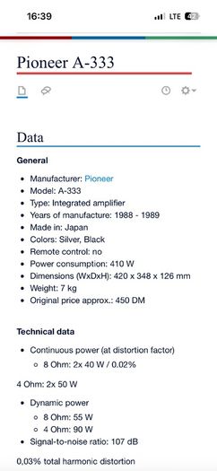Pioneer A-33