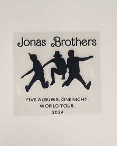 Jonas Brothers DIY Iron on vinyl transfer