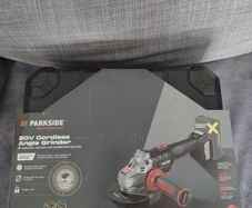 Parkside performance angle grinder x20v