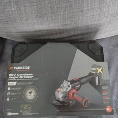 Parkside performance angle grinder x20v