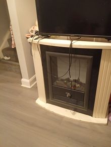 fire place works perfectly